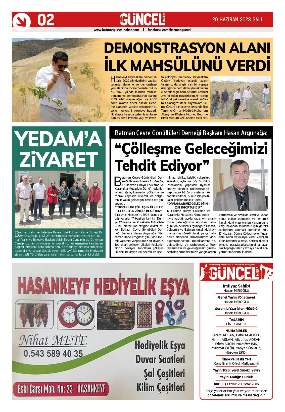 BATMAN GÜNCEL GAZETESİ