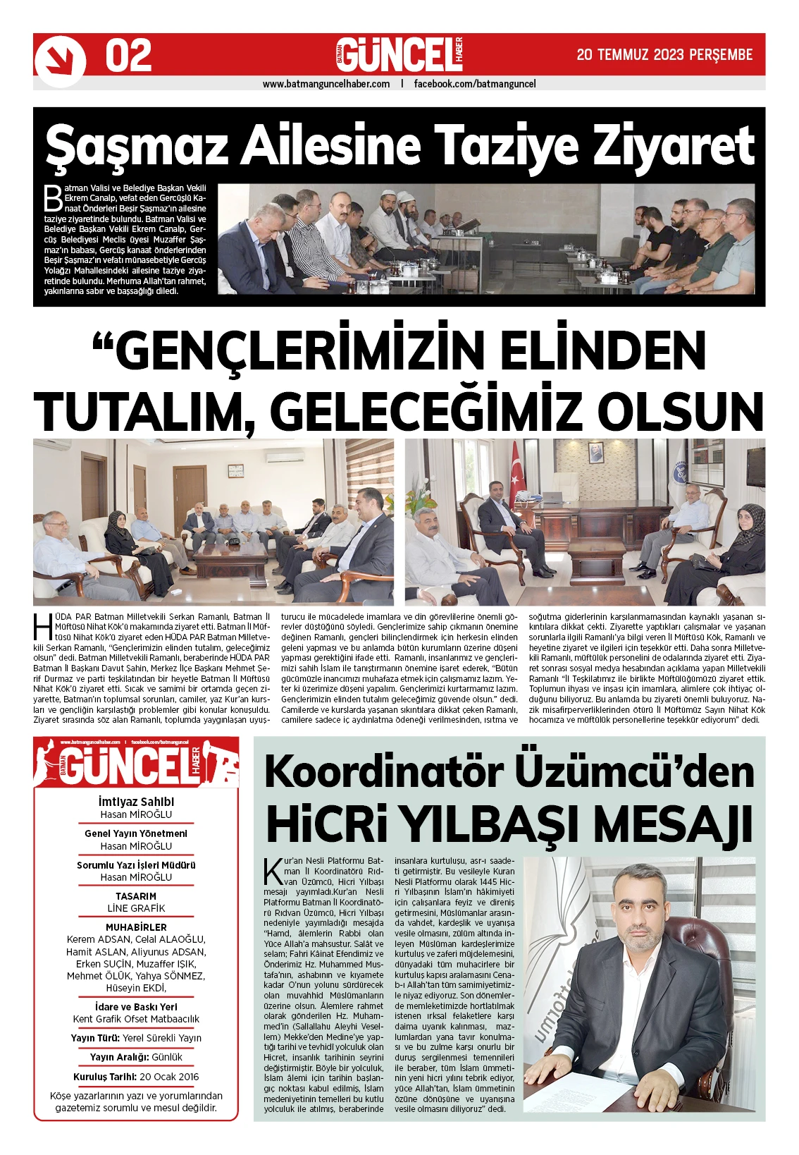 BATMAN GÜNCEL GAZETESİ