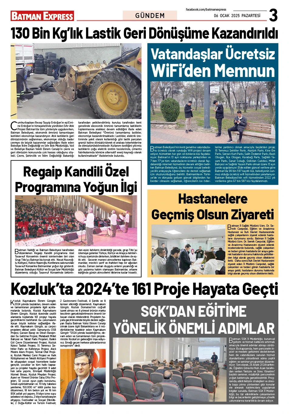 06 OCAK 2025 PAZARTESİ