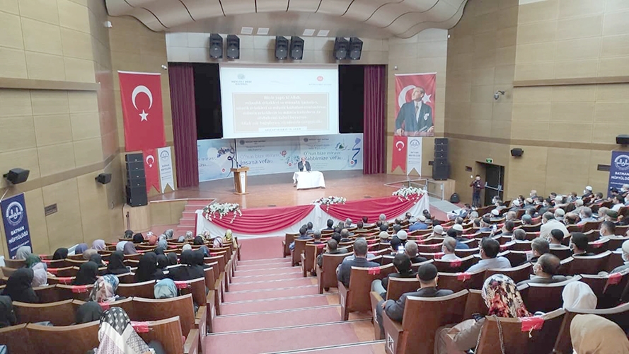 MÜFTÜLÜKTEN MEVLİD-İ NEBİ KONFERANSI