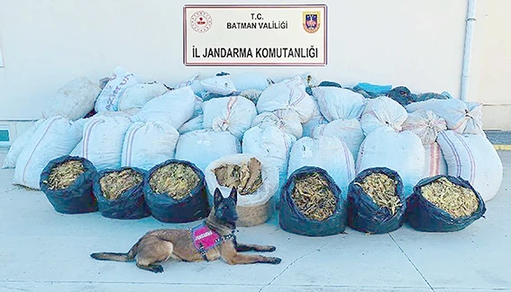 3 TON 640 KG KAÇAK TÜTÜN ELE GEÇİRİLDİ