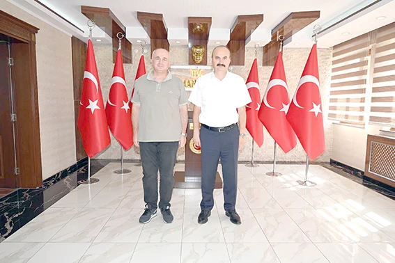 ALBAY TAŞKIN’DAN VALİ’YE VEDA ZİYARETİ