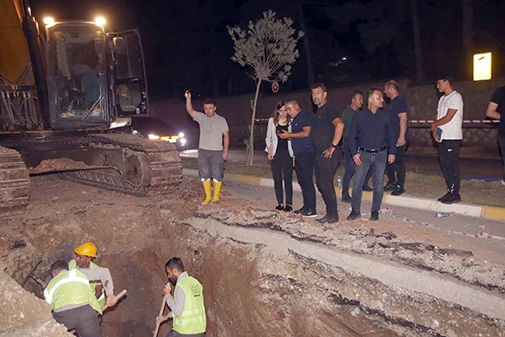 ARIZA GİDERME ÇALIŞMALARINI YERİNDE TAKİP ETTİ