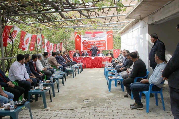 İLÇE VE KÖYLERDE MHP RÜZGÂRI