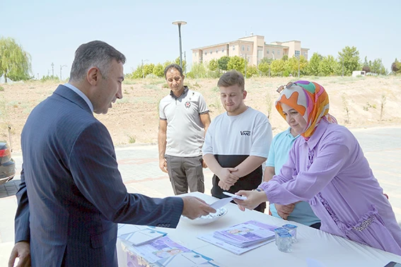 KAYIT BÜROSUNA REKTÖR DEMİR’DEN ZİYARET