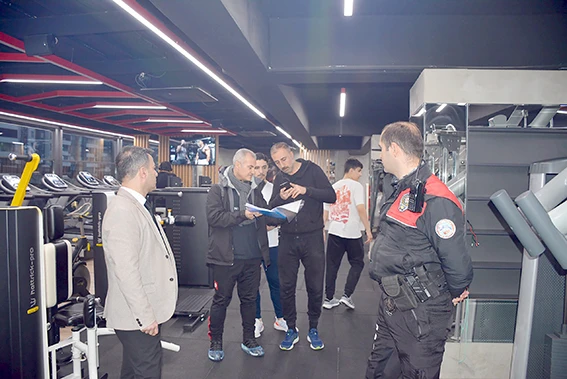 SPOR SALONLARINA SIKI DENETİM