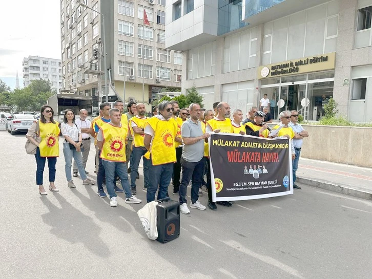 “ÜYELERİMİZ MÜLAKATTA ELENİYOR”