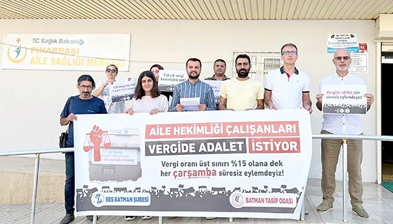 VERGİDE ADALET TALEBİ SÜRÜYOR