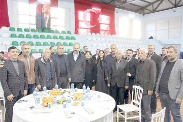 BEŞİRİ’DE TOPLU İFTAR YEMEĞİNE KATILDI