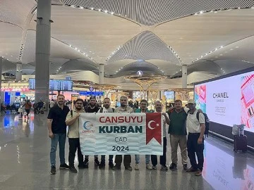 CANSUYU KURBAN GÖNÜLLÜLERİNİ YOLCU ETTİ